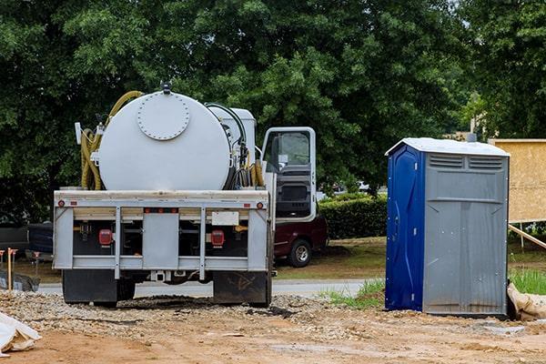 Porta Potty Rental of Franklin workers